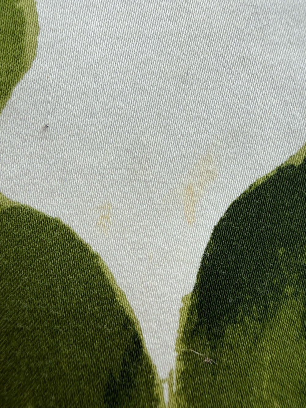 Jones New York White Cotton Dress with Green Floral Print - Picture 4 of 8